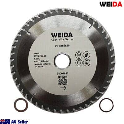 Darrahopens Tools > Other Tools 2x 216mm Wood Circular  Cutting DiscSaw Blade 8-1/2”48T Bore30/25.4mm 2.5mm Kerf