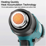 Darrahopens Tools > Power Tools 2000W Electric Hot Air Heat Gun with Nozzles Cordless Handheld For Makita 18V AU