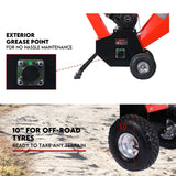 Darrahopens Tools > Power Tools 7HP Wood Chipper Self Feeding Shredder Mulcher Machine Petrol Garden Portable