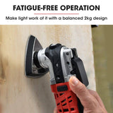 Darrahopens Tools > Power Tools Baumr-AG 20V Cordless Oscillating Multi-Tool Cutting Saw Battery Sander Kit Lithium Battery