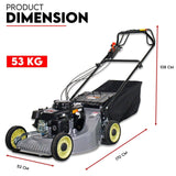 Darrahopens Tools > Power Tools LAWN MOWER SELF PROPELLED 21" WITH A 5.5HP HONDA ENGINE ALLOY BODY MULCHING