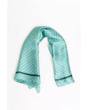 Darrahopens Women's Fashion > Accessories 70s-Inspired Silk Foulard with All-over Print One Size Women