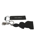 Darrahopens Women's Fashion > Accessories Dolce &amp; Gabbana Keychain with Logo Badge and Leather Applique One Size Women