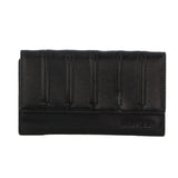 Darrahopens Women's Fashion > Accessories Pierre Cardin Womens Leather Tri-Fold Wallet RFID in Black