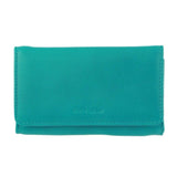 Darrahopens Women's Fashion > Accessories Pierre Cardin Womens Soft Italian Leather RFID Purse Wallet Rustic - Turquoise