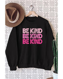 Darrahopens Women's Fashion > Activewear Azura Exchange BE KIND Letter Print Sweatshirt - 2XL