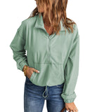 Darrahopens Women's Fashion > Activewear Azura Exchange Front Zip Pocket Sweatshirt - 2XL