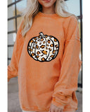 Darrahopens Women's Fashion > Activewear Azura Exchange Leopard Graphic Corded Sweatshirt - L