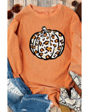 Darrahopens Women's Fashion > Activewear Azura Exchange Leopard Graphic Corded Sweatshirt - L