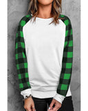 Darrahopens Women's Fashion > Activewear Azura Exchange Plaid Long Sleeve Sweatshirt - L