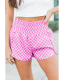 Darrahopens Women's Fashion > Bottoms Azura Exchange High Waisted Plaid Athletic Shorts - L