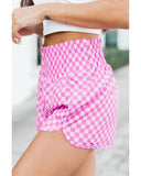 Darrahopens Women's Fashion > Bottoms Azura Exchange High Waisted Plaid Athletic Shorts - L