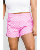 Darrahopens Women's Fashion > Bottoms Azura Exchange High Waisted Plaid Athletic Shorts - L