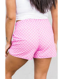 Darrahopens Women's Fashion > Bottoms Azura Exchange High Waisted Plaid Athletic Shorts - L