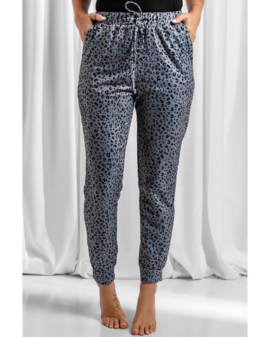 Darrahopens Women's Fashion > Bottoms Azura Exchange Leopard Print Joggers - M