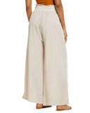 Darrahopens Women's Fashion > Bottoms Azura Exchange Smocked High Waist Wide Leg Pants - L