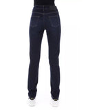 Darrahopens Women's Fashion > Bottoms Logoed Button Regular Jeans with Tricolor Insert W27 US Women