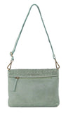 Darrahopens Women's Fashion > Handbags 3-Piece Set Pierre Cardin Womens Woven Cross-Body Bag - Mint Green