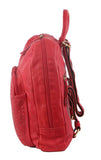 Darrahopens Women's Fashion > Handbags 3PC Set Pierre Cardin Womens Woven Leather Cross-Body Bags + Backpack - Red