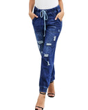 Darrahopens Women's Fashion > Jeans Azura Exchange Drawstring Pocketed Joggers - 2XL