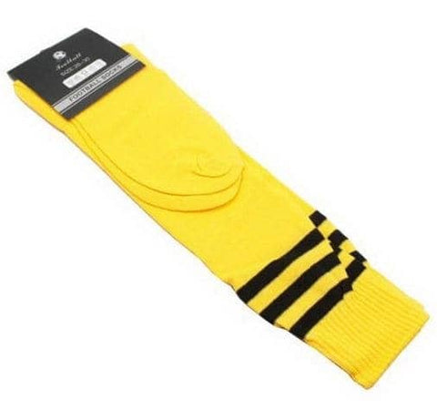 Darrahopens Women's Fashion > Socks & Hosiery Mens Womens Sports Breathable Tube Long High Socks Knee Warm Casual Footy Soccer, Yellow