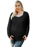 Darrahopens Women's Fashion > Tops & T-shirts Azura Exchange Lace Crochet V Neck Top - M