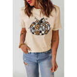 Darrahopens Women's Fashion > Tops & T-shirts Azura Exchange Thankful Pumpkin Plaid Print Graphic Tee - S