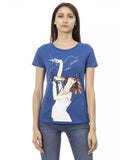 Darrahopens Women's Fashion > Tops & T-shirts Short Sleeve T-shirt with Front Print S Women