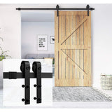 Darrahopens.com.au-1.8m Sliding Barn Door Hardware Heavy Duty Sturdy Kit