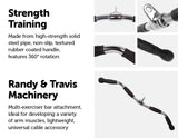 Randy & Travis Rubber-Coated Revolving Curl Row Bar Attachment