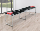 Professional 8ft Beer Pong Table Drinking Game