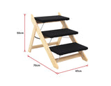 3 Steps Portable Dog Cat Pet Stairs