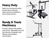 Lat PullDown Low Row Fitness Machine