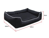 120cm x 100cm Heavy Duty Waterproof Dog Bed