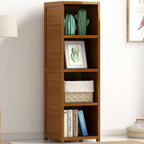 Bamboo Shelf Bookcase Display Storage Rack Stand Livingroom Bedroom