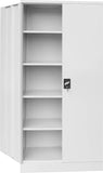 Two-Door Shelf Office Gym Filing Storage Locker Cabinet Safe