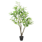 Potted Artificial Eucalyptus Tree (White Box Eucalyptus Albens) 120cm