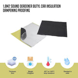 Darrahopens.com.au-1.8m2  Sound Deadener Butyl Car Insulation Dampening Proofing