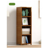 Bamboo Shelf Bookcase Display Storage Rack Stand Livingroom Bedroom