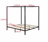 4 Four Poster King Bed Frame