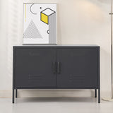 ArtissIn Buffet Sideboard Locker Metal Storage Cabinet - BASE Charcoal