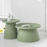 ArtissIn Coffee Table Mushroom Nordic Round Small Side Table 50CM Green