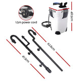 Aquarium External Canister Filter Aqua Fish Tank UV Light with Media Kit 2400L/H