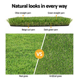 Primeturf Artificial Grass Fake Lawn Synthetic 2x5M Turf Plastic Plant 30mm