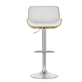 Artiss Bar Stools Kitchen Stool Chairs Metal Barstool Dining Chair Swivel White