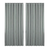 Artiss 2X Blockout Curtains Blackout Window Curtain Eyelet 300x230cm Grey