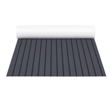 Seamanship EVA Foam Boat Flooring Mat Decking Sheet 240x90x0.6cm Dark Grey Decor