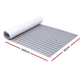 Seamanship EVA Foam Boat Flooring Mat Decking Sheet 240x90x0.6cm Light Grey