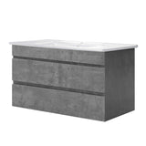 Cefito 900mm Bathroom Vanity Cabinet Basin Unit Sink Storage Wall Mounted Cement