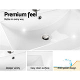 Cefito 750mm Bathroom Vanity Cabinet Unit Wash Basin Sink Storage Freestanding White